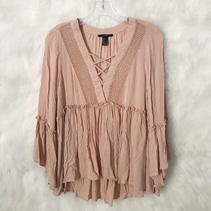 Forever 21 lace-up longsleeve